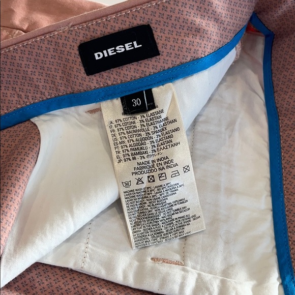 Diesel Salmon Shorts - Picture 4 of 4